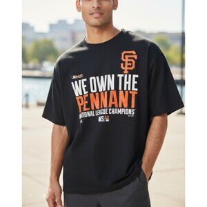 San Francisco Giants 2014 National League Champions Majestic T-Shirt XL 22 x 29”